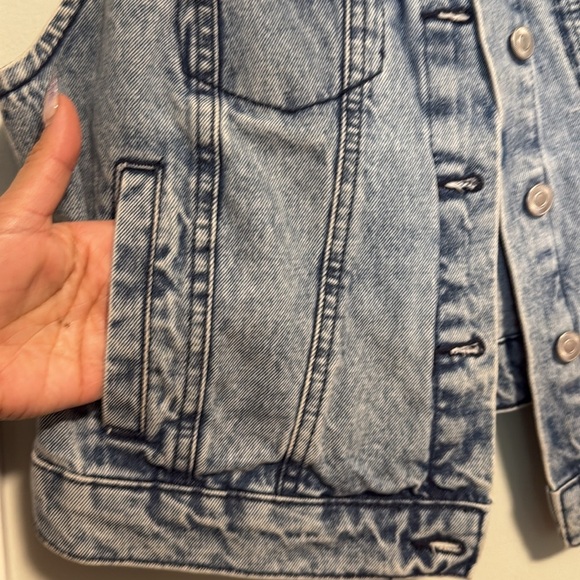 Suzy Shier Blue Denim Jean Vest - Large - Picture 4 of 4